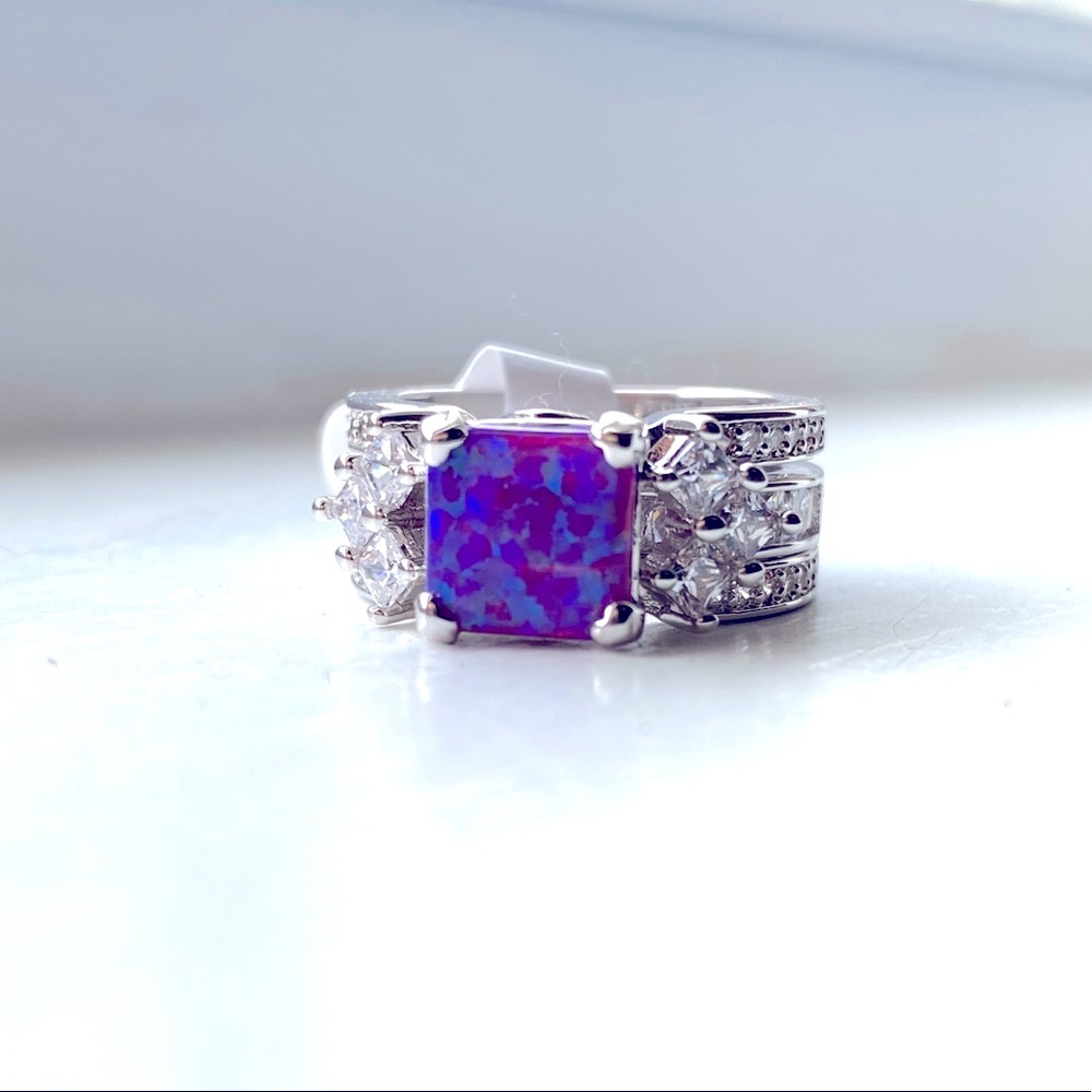 Purple Opal Ring - size 6